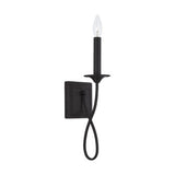 Capital Lighting 637211BI Vincent 1 Bulb Wall Sconce - Black Iron