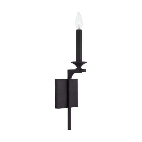 Capital Lighting 637311BI Clint 1 Bulb Wall Sconce - Black Iron