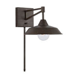 Capital Lighting 638413MI Independent 1 Bulb Wall Sconce - Mineral Brown