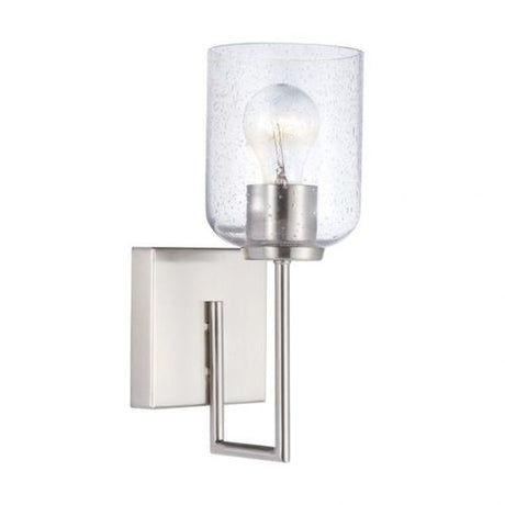 Capital Lighting 639311BN500 Carter 1 Bulb Wall Sconce - Brushed Nickel
