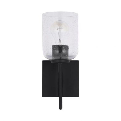 Capital Lighting 639311MB500 Carter 1 Bulb Wall Sconce - Matte Black