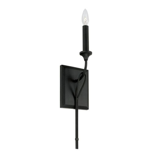 Capital Lighting 641611BI Bentley 1 Bulb Wall Sconce - Black Iron