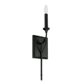 Capital Lighting 641611BI Bentley 1 Bulb Wall Sconce - Black Iron