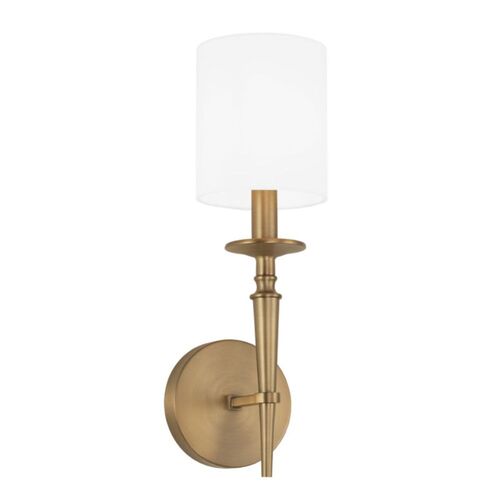 Capital Lighting 642611AD701 Abbie 1 Bulb Wall Sconce - Aged Brass