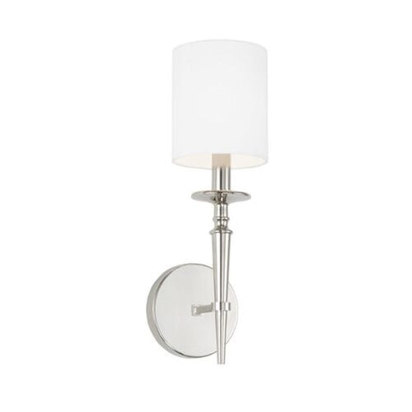 Capital Lighting 642611PN701 Abbie 1 Bulb Wall Sconce - Polished Nickel