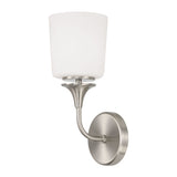 Capital Lighting 648911BN541 Presley 1 Bulb Wall Sconce - Brushed Nickel