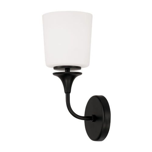 Capital Lighting 648911MB541 Presley 1 Bulb Wall Sconce - Matte Black