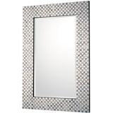 Capital Lighting 716801MM Mirrors Square/Rectangular Mirror - Embossed Metallic