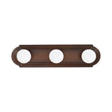 Capital Lighting 8103BB 3 Bulb Bathroom Light - Burnished Bronze