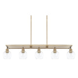 Capital Lighting 821151AD426 Mid-Century Linear Pendant - Aged Brass