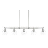 Capital Lighting 821151PN426 Mid-Century Linear Pendant - Polished Nickel
