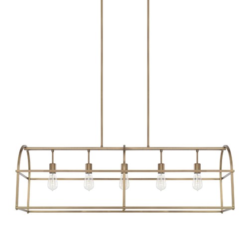 Capital Lighting 825751AD Linear Pendant - Aged Brass