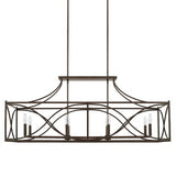 Capital Lighting 829181NG Tybee Linear Pendant - Nordic Grey