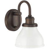 Capital Lighting 8301BB128 Baxter 1 Bulb Wall Sconce - Burnished Bronze