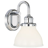 Capital Lighting 8301CH128 Baxter 1 Bulb Wall Sconce - Chrome