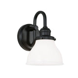 Capital Lighting 8301MB128 Baxter 1 Bulb Wall Sconce - Matte Black