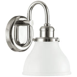 Capital Lighting 8301PN128 Baxter 1 Bulb Wall Sconce - Polished Nickel