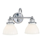 Capital Lighting 8302CH128 Baxter 2 Bulb Bathroom Light - Chrome