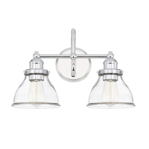 Capital Lighting 8302CH461 Baxter 2 Bulb Bathroom Light - Chrome