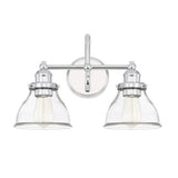 Capital Lighting 8302CH461 Baxter 2 Bulb Bathroom Light - Chrome
