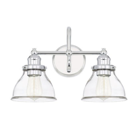 Capital Lighting 8302CH461 Baxter 2 Bulb Bathroom Light - Chrome