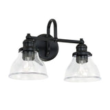 Capital Lighting 8302MB461 Baxter 2 Bulb Bathroom Light - Matte Black