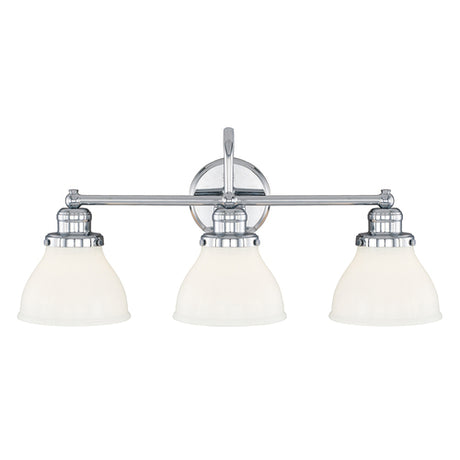Capital Lighting 8303CH128 Baxter 3 Bulb Bathroom Light - Chrome