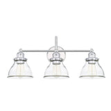 Capital Lighting 8303CH461 Baxter 3 Bulb Bathroom Light - Chrome