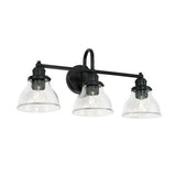 Capital Lighting 8303MB461 Baxter 3 Bulb Bathroom Light - Matte Black