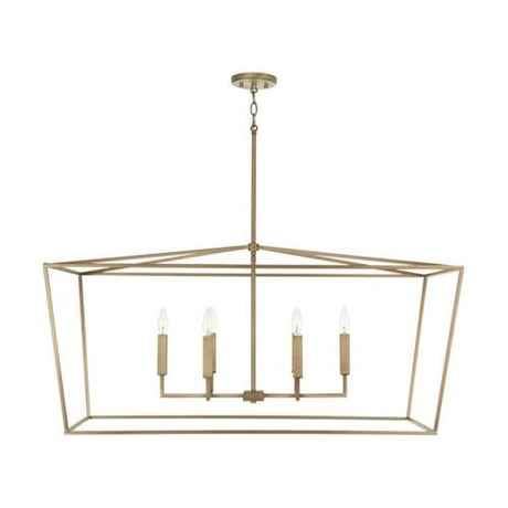 Capital Lighting 837661AD Thea Linear Pendant - Aged Brass