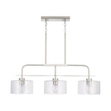 Capital Lighting 838435BN Independent Linear Pendant - Brushed Nickel