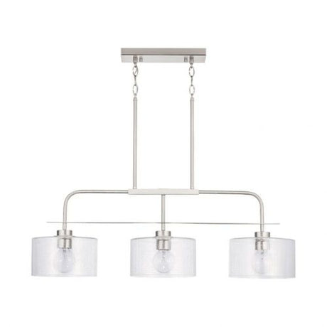 Capital Lighting 838435BN Independent Linear Pendant - Brushed Nickel