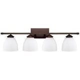 Capital Lighting 8404BB202 Chapman 4 or more Bulb Bathroom Light - Burnished Bronze