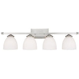 Capital Lighting 8404MN202 Chapman 4 or more Bulb Bathroom Light - Matte Nickel