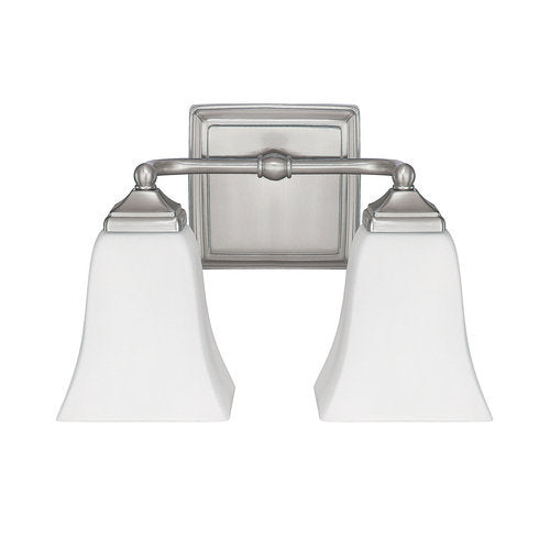 Capital Lighting 8452BN119 2 Bulb Bathroom Light - Brushed Nickel