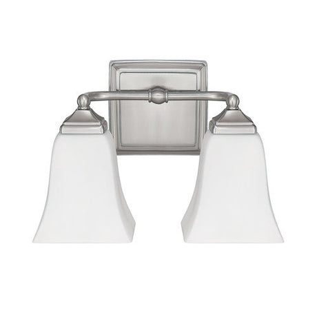 Capital Lighting 8452BN119 2 Bulb Bathroom Light - Brushed Nickel