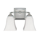 Capital Lighting 8452PN119 2 Bulb Bathroom Light - Polished Nickel