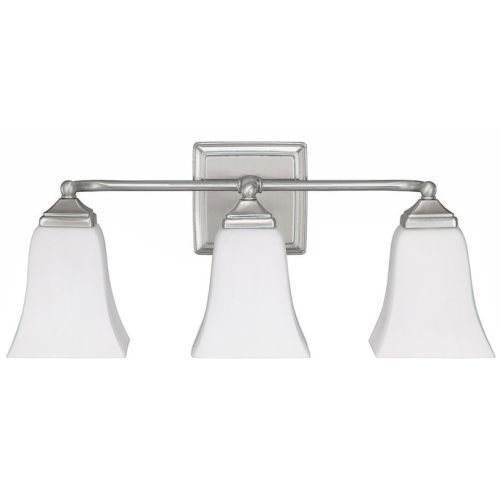 Capital Lighting 8453BN119 3 Bulb Bathroom Light - Brushed Nickel