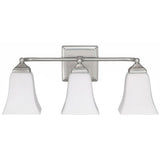 Capital Lighting 8453BN119 3 Bulb Bathroom Light - Brushed Nickel