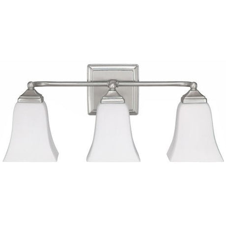 Capital Lighting 8453BN119 3 Bulb Bathroom Light - Brushed Nickel