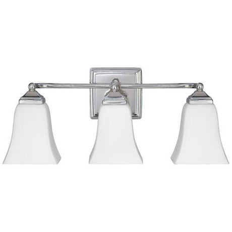 Capital Lighting 8453PN119 3 Bulb Bathroom Light - Polished Nickel