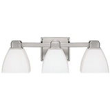 Capital Lighting 8513BN216 Vanities 3 Bulb Bathroom Light - Brushed Nickel