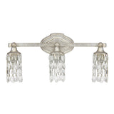 Capital Lighting 8523ASCR Blakely 3 Bulb Bathroom Light - Antique Silver