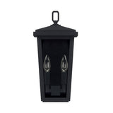 Capital Lighting 926221BK Donnelly Outdoor Entrance Wall Light - Black