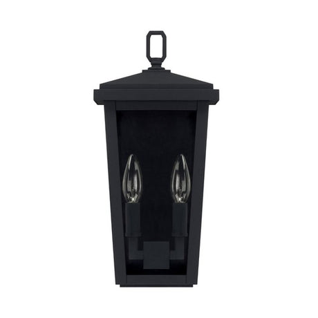 Capital Lighting 926221BK Donnelly Outdoor Entrance Wall Light - Black