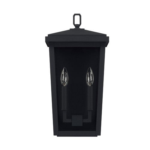 Capital Lighting 926222BK Donnelly Outdoor Entrance Wall Light - Black