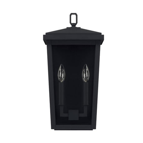 Capital Lighting 926222BK Donnelly Outdoor Entrance Wall Light - Black