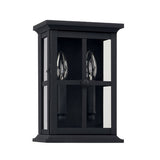 Capital Lighting 926421BK Mansell Outdoor Entrance Wall Light - Black