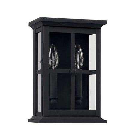 Capital Lighting 926421BK Mansell Outdoor Entrance Wall Light - Black