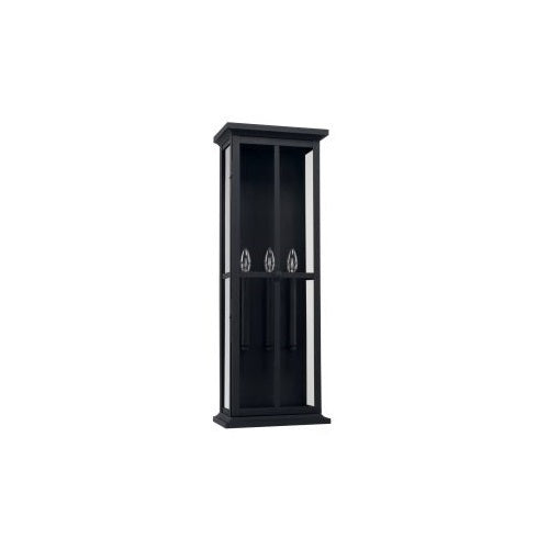 Capital Lighting 926432BK Mansell Outdoor Entrance Wall Light - Black